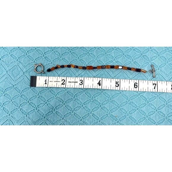 Halloween-Themed Beaded Bracelets Set Of 3 Handcrafted 1990s With Charms & Clasp - Picture 7 of 9